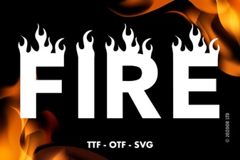 Fire Fonts for Design & Creative Projects