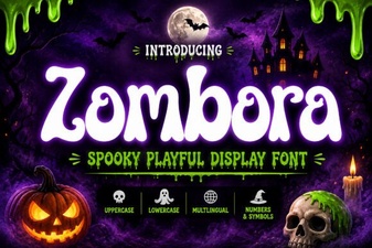 Zombora Font: Creative Projects & Free Download