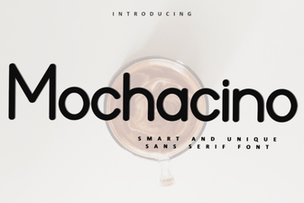Design Projects Using the Mochacino Typeface