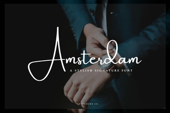 Amsterdam Font for Clean Modern Design