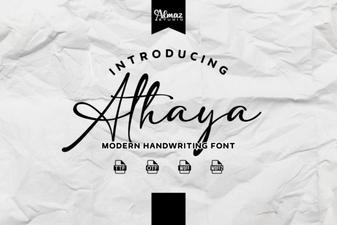 Athaya Font: Elegant Typography for Modern Design