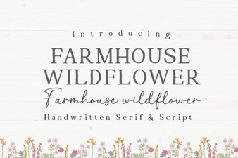 Farmhouse Font for Creative Diy Projects